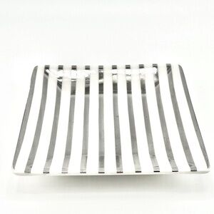 J Crew Trinket Dish Silver White